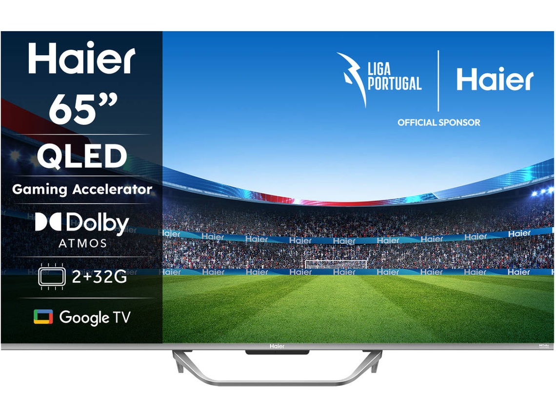 TV HAIER H65Q80FUX (QLED - 65'' - 165 cm - 4K Ultra HD - Smart TV)