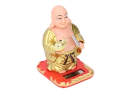 Estátua Buda Maitreya LAXISCREED Luz Solar Sensor