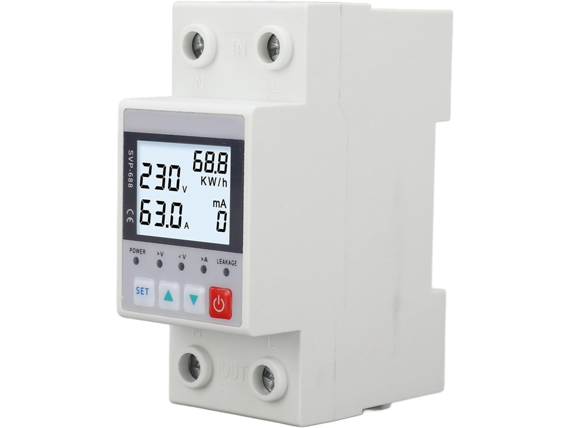 Protetor de Energia Multifuncional, Reinicialização Automática, Proteção Contra Surtos. SFUSHOS