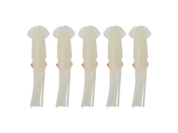 Isca de Lula Pvc Luminosa 12cm para Pesca no Mar