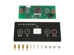 Painel de Controle de Forno Elétrico 220v com Controlador de Temperatura para Churrasco e Grelhador