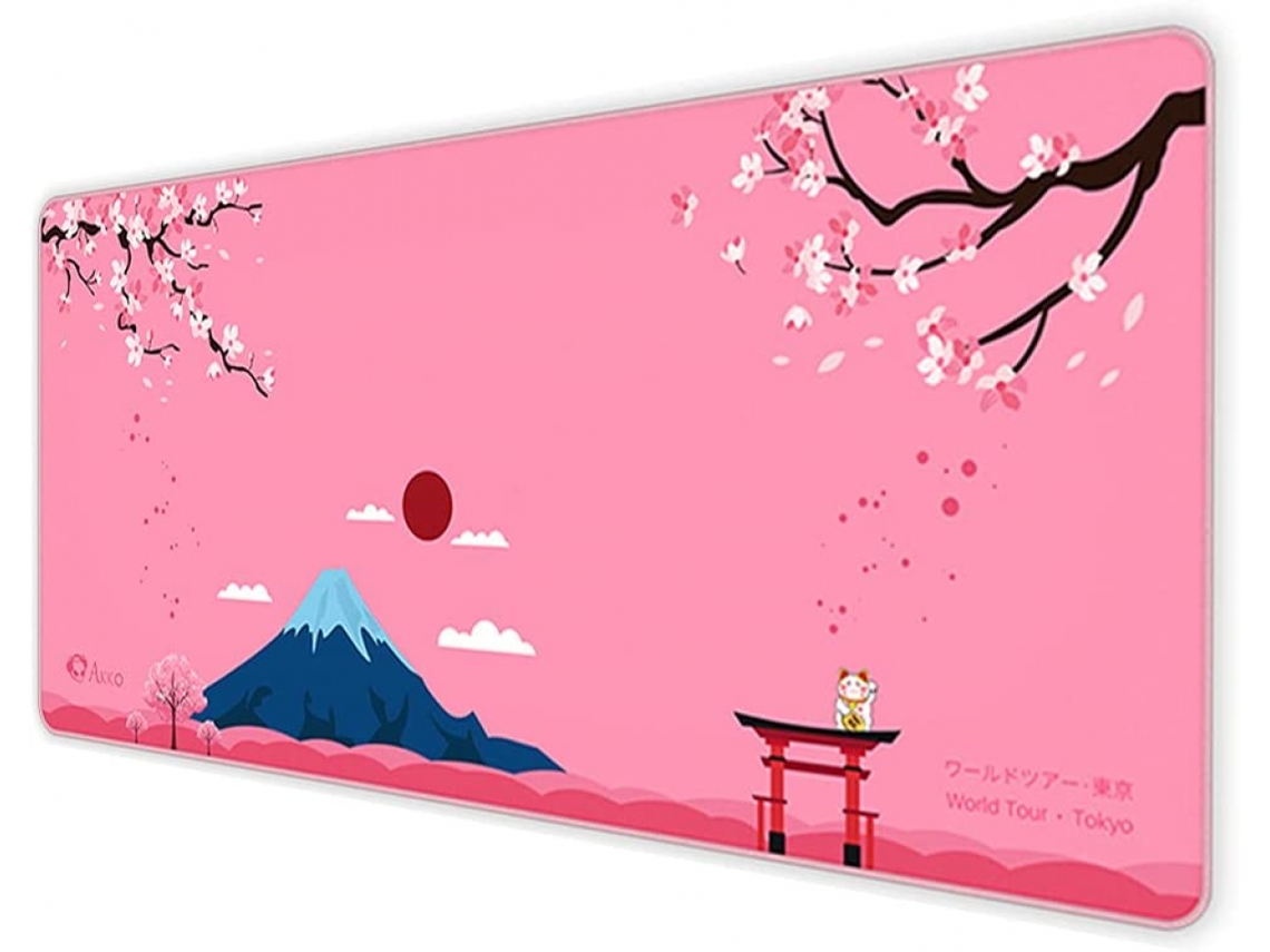Mouse Pad Para Jogos Tokyo World Tour, Antiderrapante E Durável, Extra Grande, 300 Mm X 800 Mm Aquaforge