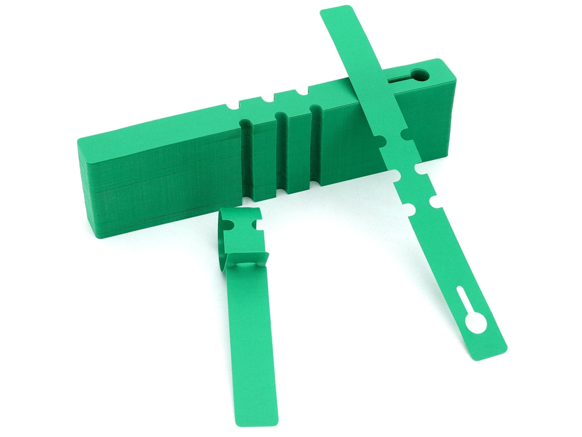 Etiquetas Para Plantas De Jardim, Placas Impermeáveis Para Pendurar, 21*2cm, Verdes, 200 Unidades