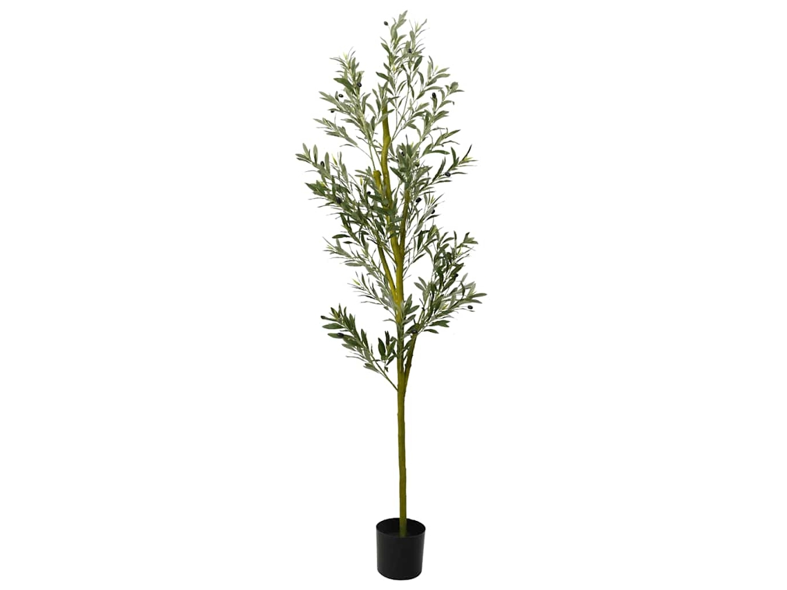 Vidaxl Oliveira Artificial 800 Folhas 200 Cm Verde