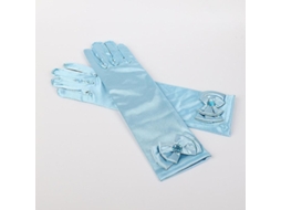 2026 guantes Largos de Satén Estilo Princesa para Niñas, Accesorios para Vestidos de Novia Con Lazo, Regalos de Cumpleaños Y Navidad.