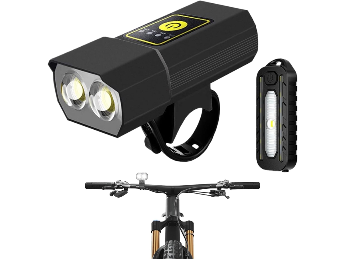 De Bicicleta | Super Brilhante Para Mountain Bike, Lâmpada Telescópica Com Zoom Para Segurança Gokoco