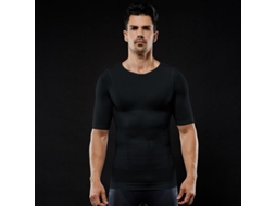 CAMISETA MOLDADORA MYSTDIY com Compressão Abdominal, Top Slimming Esportivo, Invisível e Transpirável