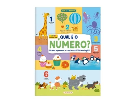Livro Qual E O Numero - Vamos Aprender A Contar Ate 100 Em Ingles? - Girassol De Diversos (português Do Brasil)