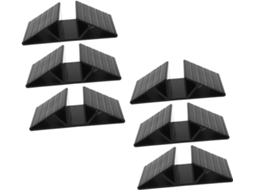 Portão De Segurança Infantil Com Kit Reforço Triangular Em Abs 6 Peças E Instalação Flexível Para Maior