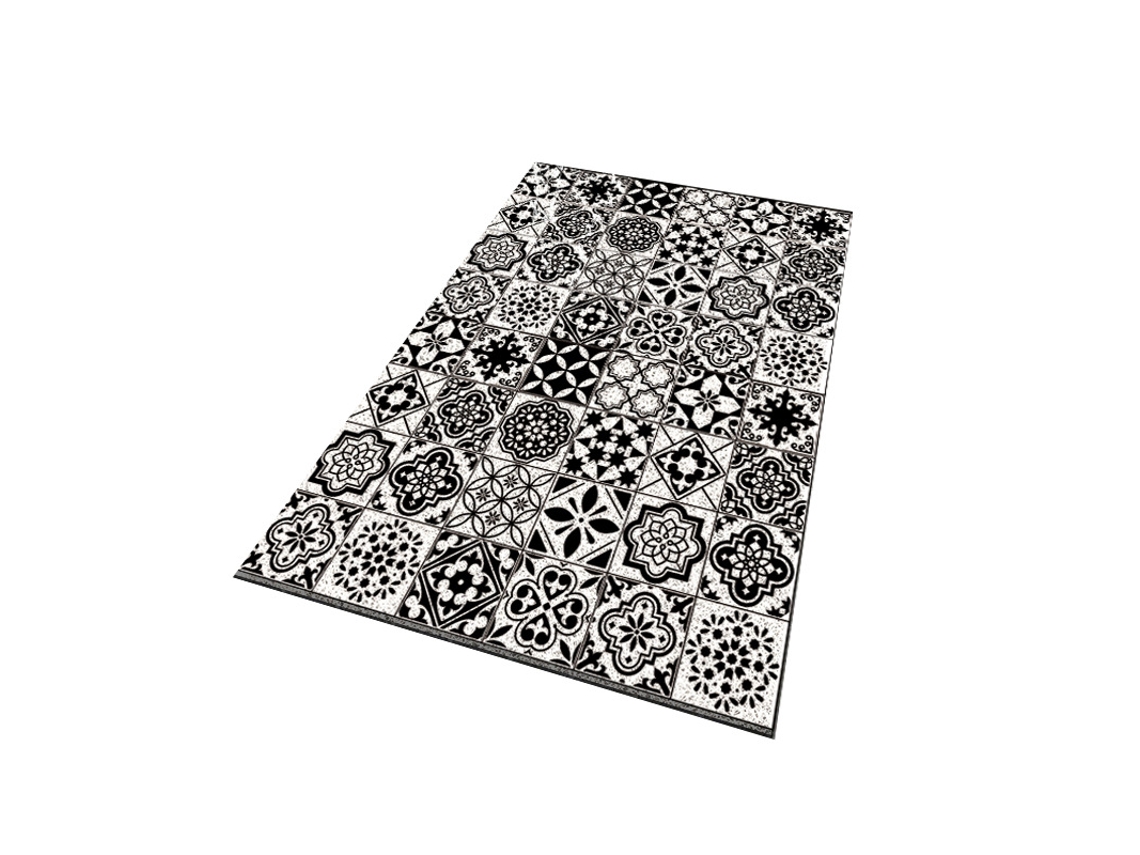 Preto E Branco Tapete De Chuveiro Antiderrapante De 60 40 Cm