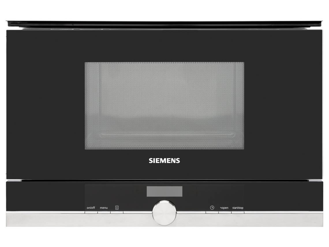 Micro-ondas Encastre SIEMENS BE634LGS1 (21 L - Com Grill - Preto)