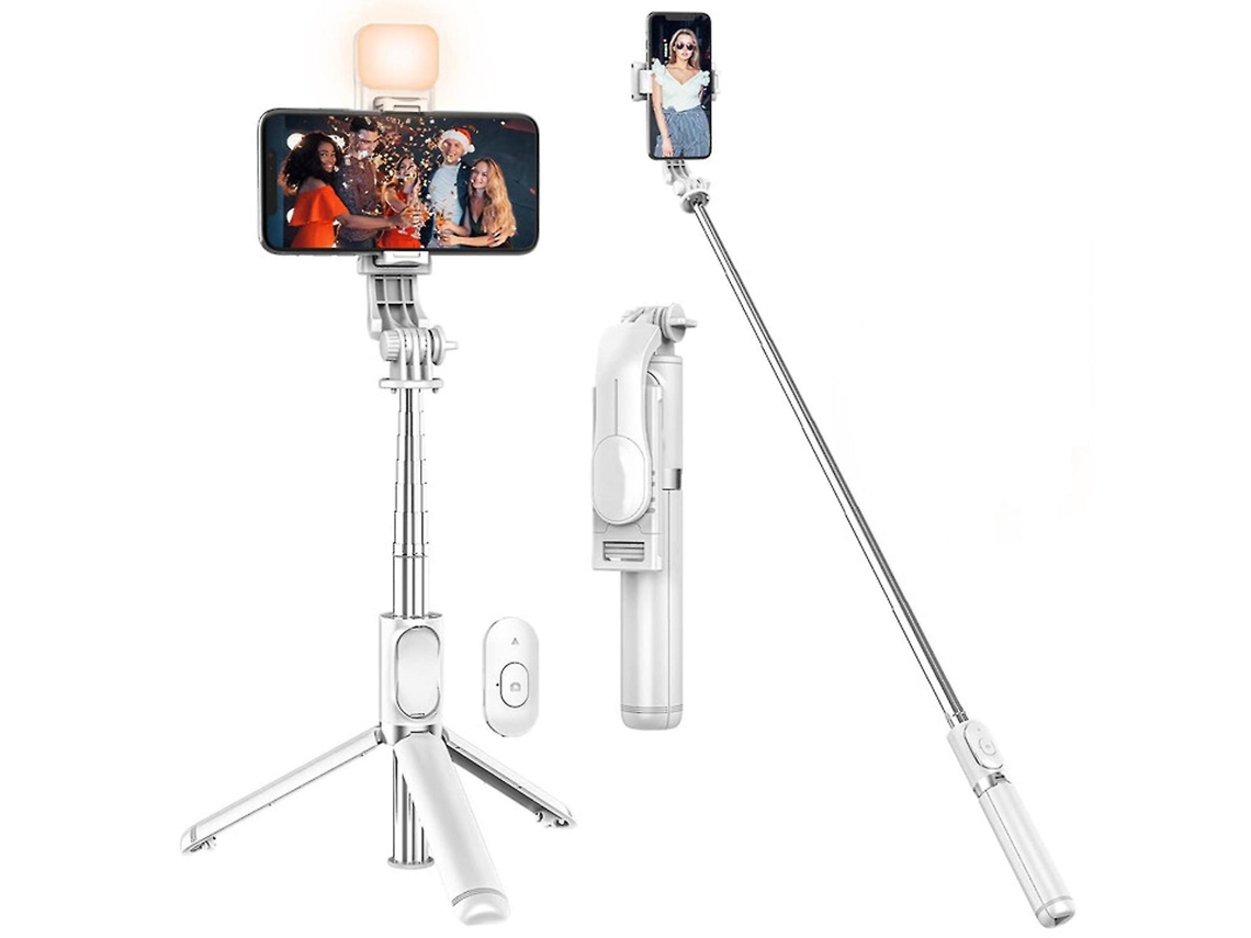Tripé bastão de selfie 3 em 1 quente extensível removível Bluetooth sem fio
