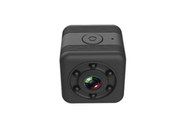 Câmera sem fio Bestvite HD Mini com Wi-Fi, visão noturna e detecção de movimento (preta)