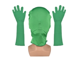 2026 guantes e Máscaras de Chroma Key Verde para Filmagem e Edição de Vídeo