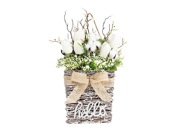 1Pcs Guirlanda de Cesta de Flores Artificiais ALLINLESS