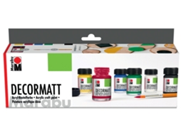 Tinta Acrílica MARABU Decormatt Conjunto Inicial