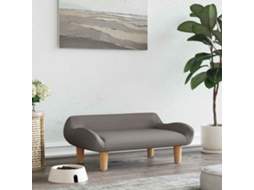 Vidaxl Cama 70x40x24 Cm Tecido Cinzento-acastanhado