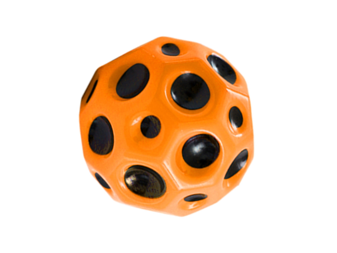 Primerox bola de Espaço Elástica de Espuma Laranja 66mm para Treinamento e Diversão Interativa