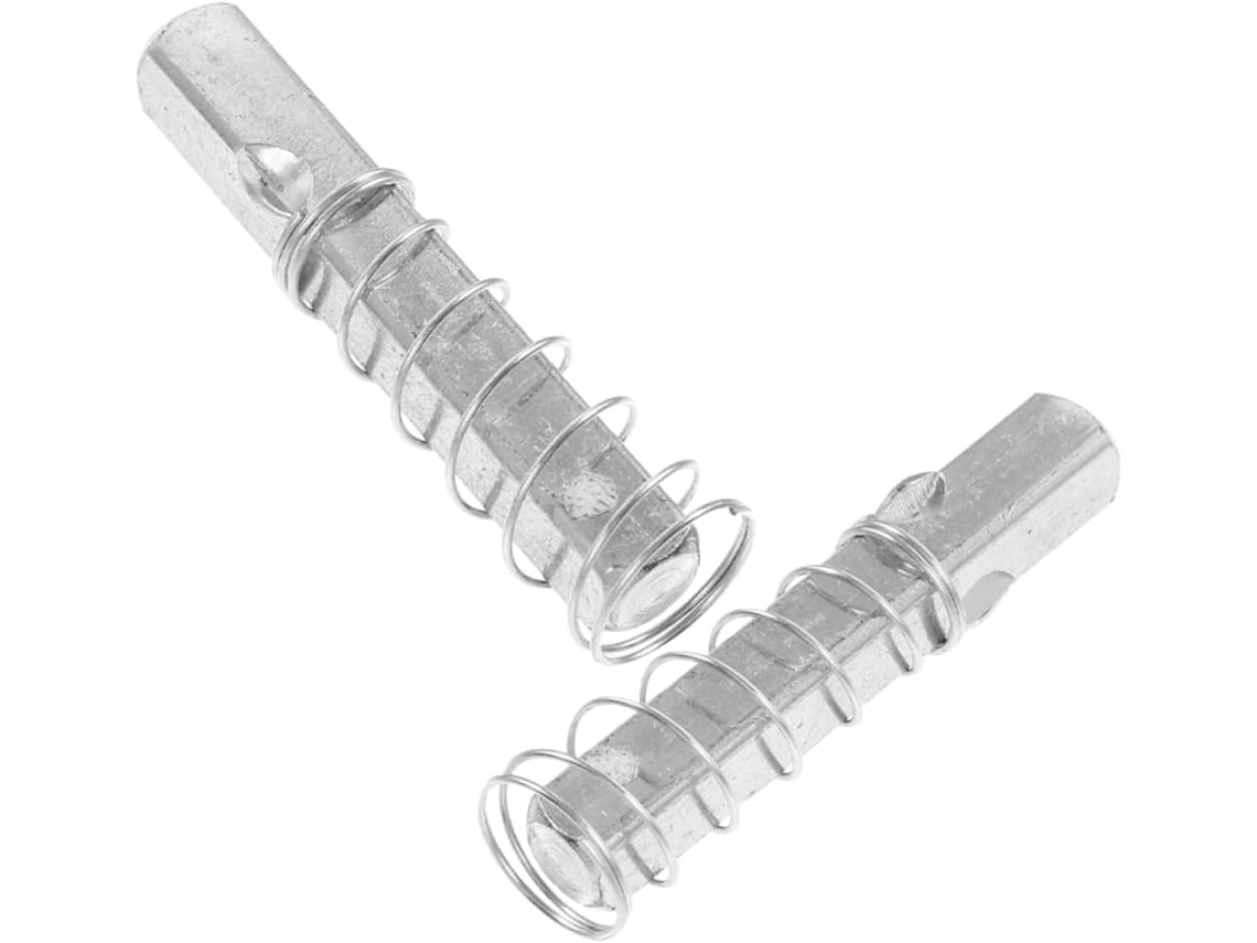 Conjunto De 2 Peças Mola Para Fechadura Porta, Peça De Reposição Barra Quadrada Aço Para Maçaneta Porta