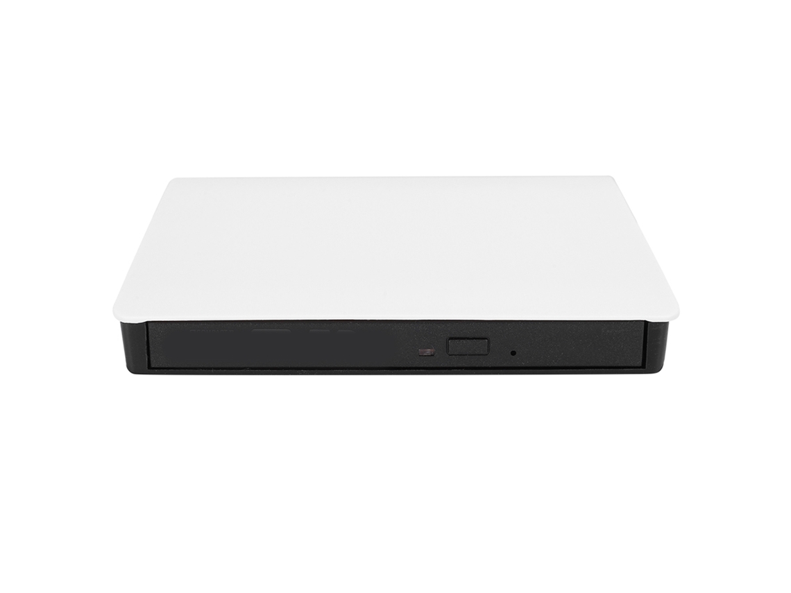 Gravador De Dvd Externo Usb 3.0, Unidade Óptica Externa Para Laptop E Desktop, Branco Slowmoose