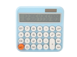 Calculadora De Escritório De 12 Dígitos Com Tela Lcd Grande, Energia Dupla E Desligamento Automático Para Escritório E Escolas