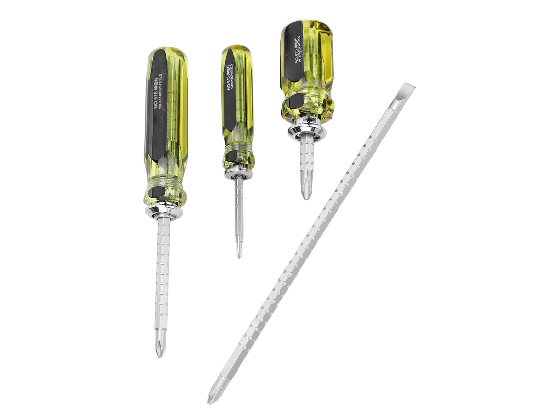 Kit de Chaves Phillips Telescópicas 4pcs Multi bit Dual purpose S/MARCA