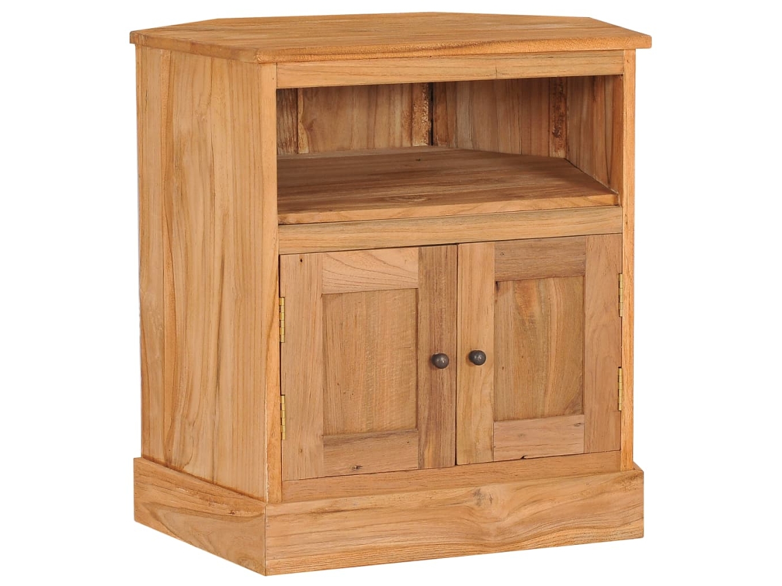 Corner Sideboard, Corner Sideboards Vidaxl Marrom Madeira (60 X 45 X 60 Cm)