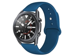 Bracelete Silicone Líquido para Haylou GST Lite Azul