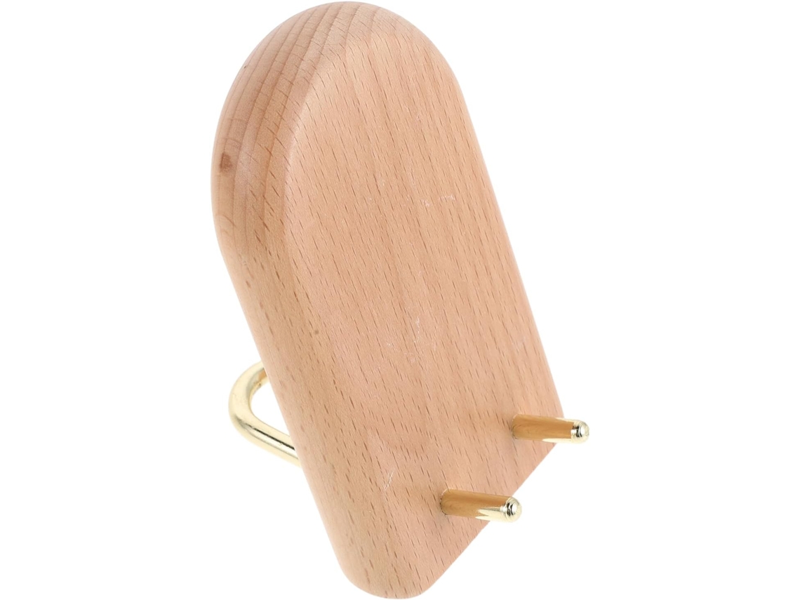 Suporte de Mesa Estável para Celular/tablet em Madeira Maciça de Faia. SFUSHOS