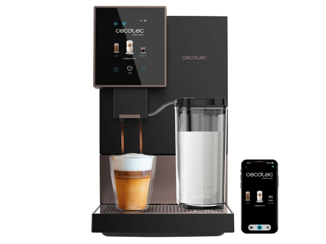 Cremmaet Compactccino Connected Black Rose Cecotec