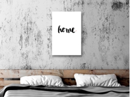 Quadro ARTGEIST Home and Dot (1 Part) Vertical (40x60)