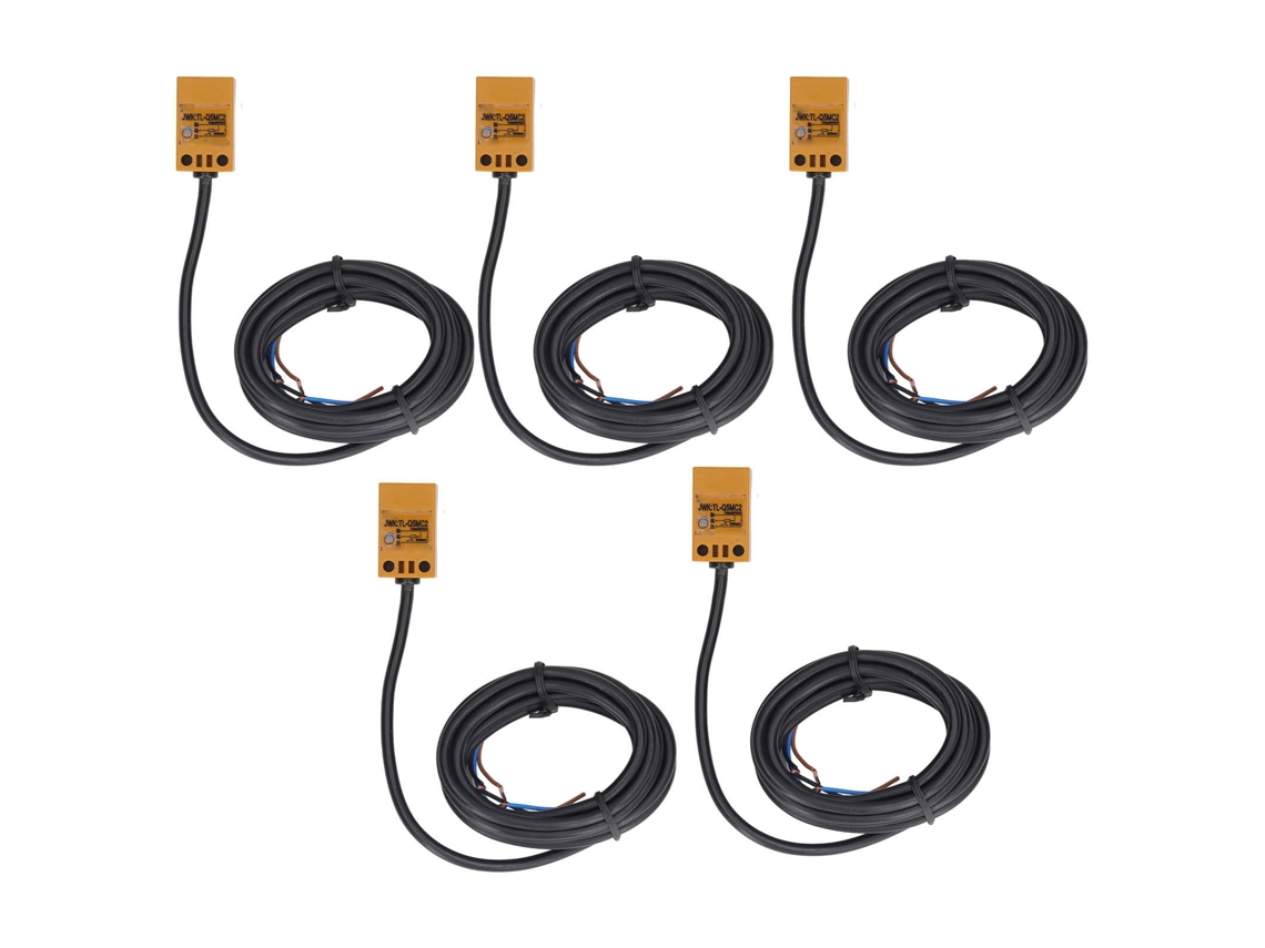 Sensor de proximidade NPN fechado, IP65, 10-30V, 28Hz, 5 peças S/MARCA