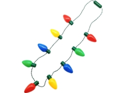 Colar De Luzes Natal Com Lâmpadas Led E 9 Coloridas.