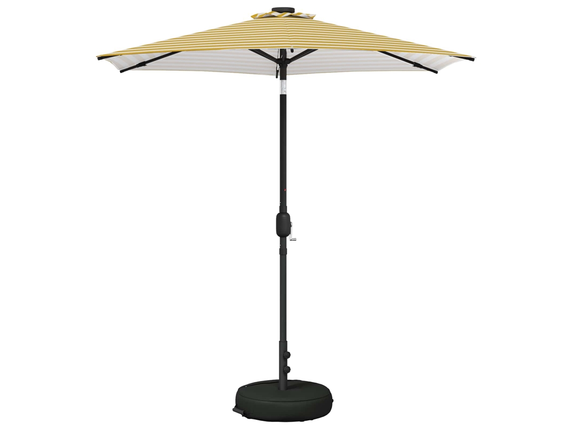 Vidaxl Guarda-sol De Jardim Com Luzes Led 230 X 230 Cm Poliéster
