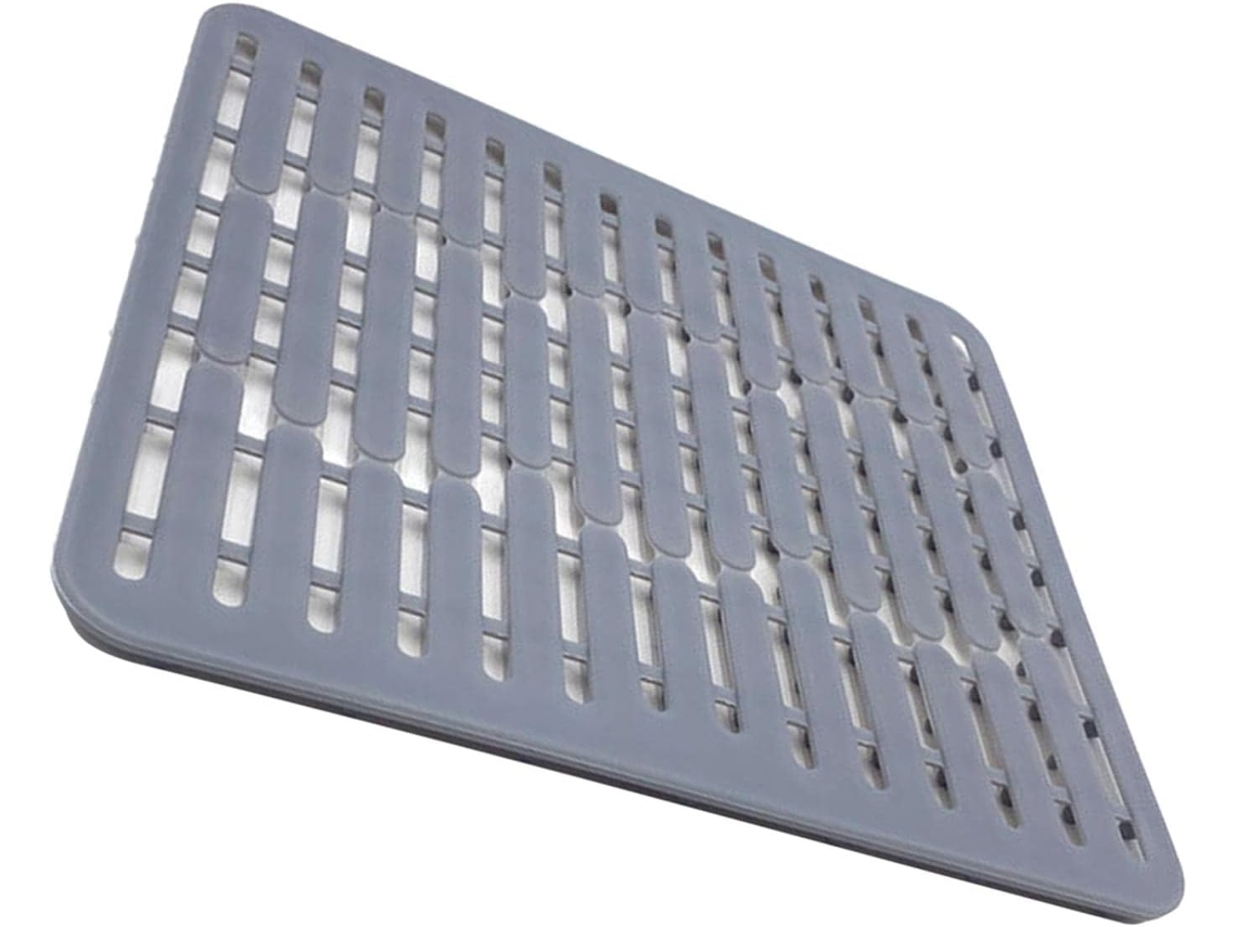 Tapete de silicone antiderrapante genérico para Pia, ideal para uso doméstico, protetor raro, fácil de guardar.