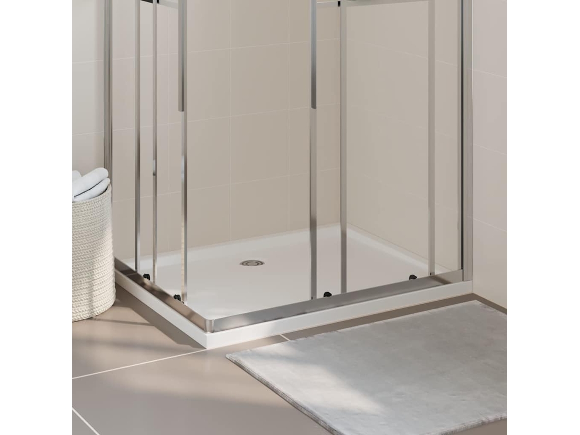 Vidaxl Base De Chuveiro Retangular 80x100 Cm Abs
