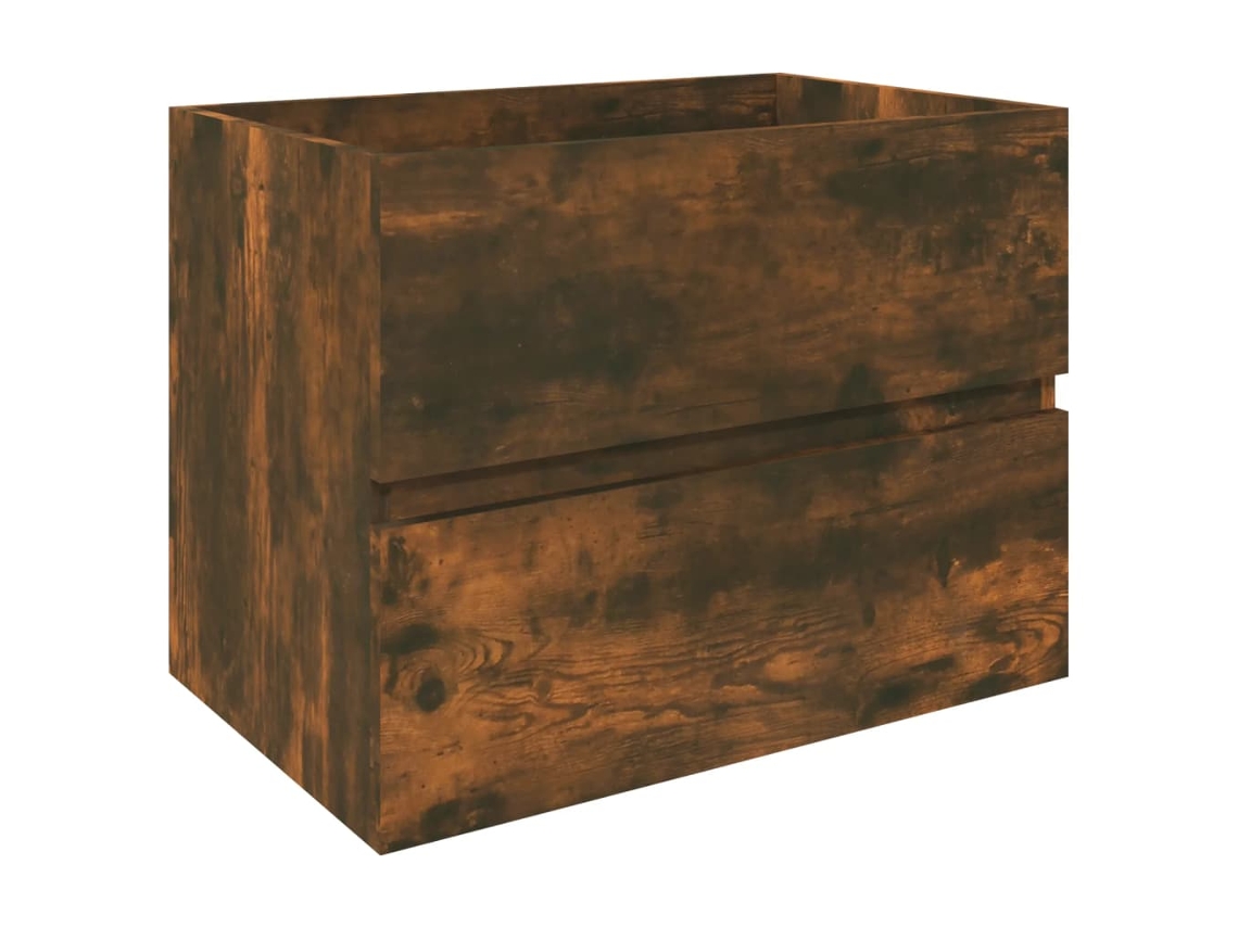 Sink Cabinet, Sink Cabinets Vidaxl Marrom Madeira Processada (60 X 38.5 X 45 Cm)