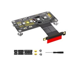 Cabo Extensor M.2 Ngff Nvme Key M De 5,0 Cm Para Pcie 4x Com Almofada Magnética Aquaforge
