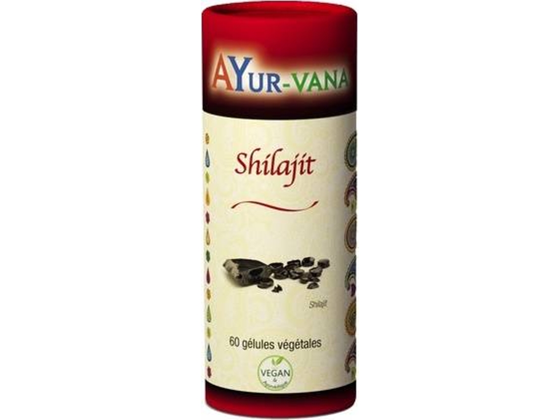 Suplemento Alimentar AYUR-VANA Shilajit (60 cápsulas de 475mg)