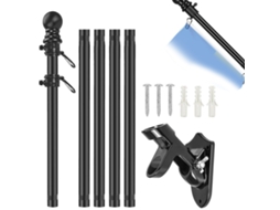 Palo De Bandeira Para Casa 6 Pés Palo De Bandeira Exterior Inoxidável Aço Inoxidável Para Pórtico Ou Garagem Da Casa