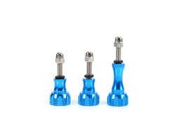 3 X Aluminum Stainless Thumb Knob Bolt Nut Screw Set For Gopro Hd Hero 4 3 3+ 2 LAXISCREED
