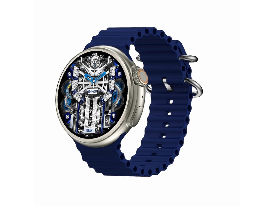 Smartwatch Z78 Ultra com tela redonda HD de 1,52 polegadas, monitora frequência cardíaca e oxigênio no sangue. Ly Ebike