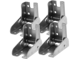 Conjunto De 4 Dobradiças Autotravantes Com Mola Para Portas