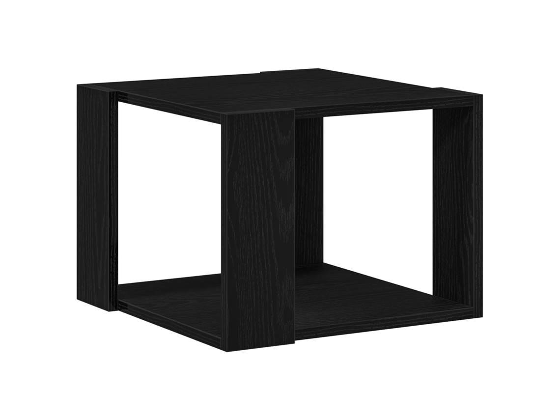 Conjunto 1 Mesa De Centro Vidaxl Preto Derivados De Madeira (40 X 40 X 30 Cm)