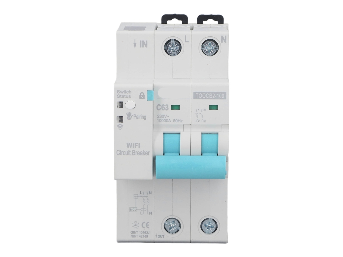 Interruptor WiFi 2p 63a com Medição Remota