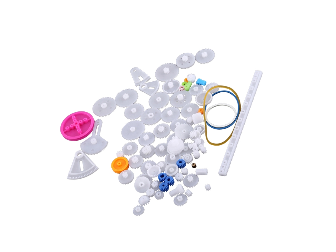 Conjunto De Engrenagens Plásticas E Peças De Brinquedo