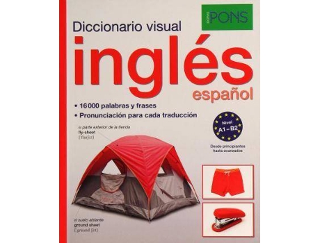 Livro Diccionario visual inglés español de Pons Idiomas (Espanhol)