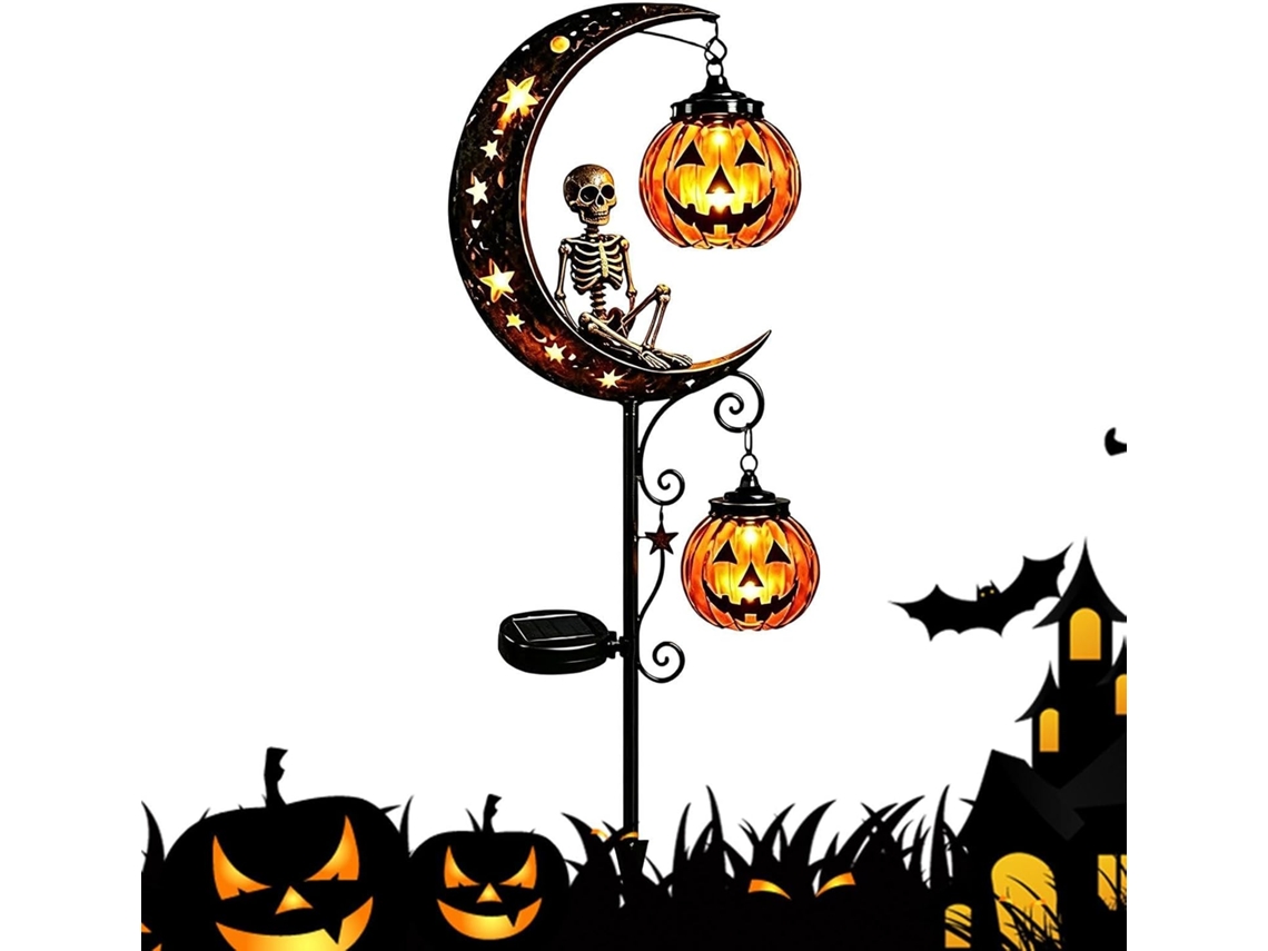 Refletor solar de jardim para o Halloween com estaca de iluminação