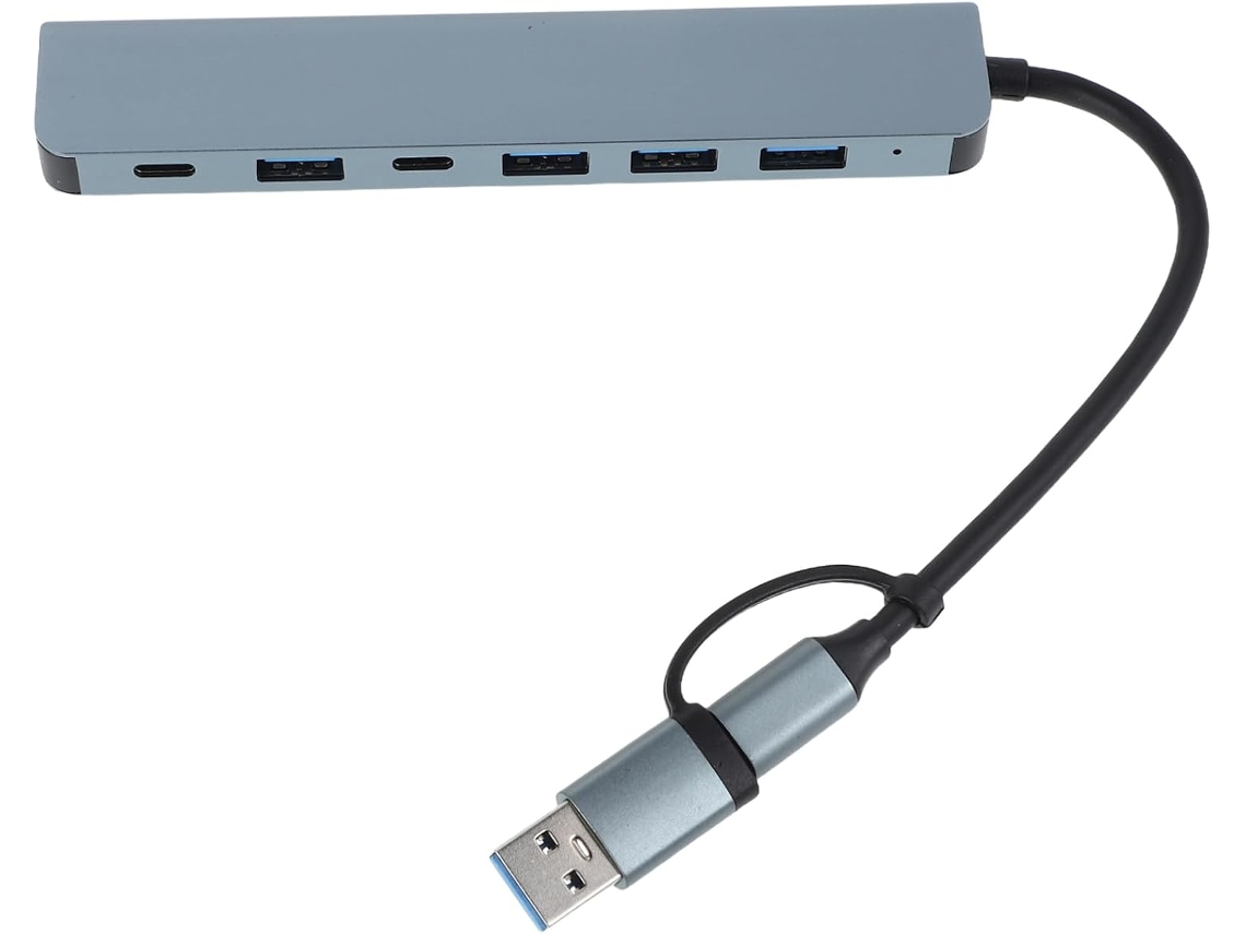 Expansor De Portas Usb Para Laptop, Hub Extensor Compatível Com