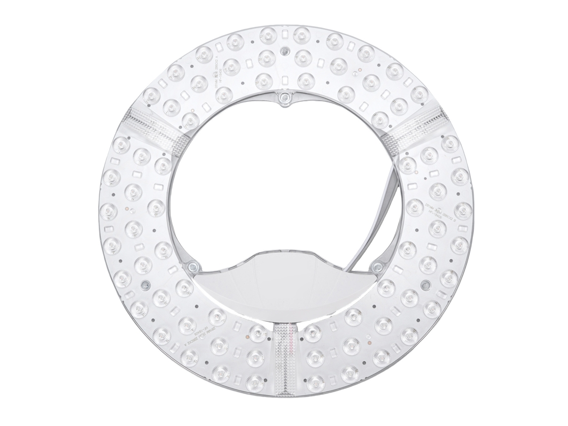 Módulo De Luz Led Para Ventilador De Teto, Material: Alumínio E Pc, Acessório De Substituição Redondo